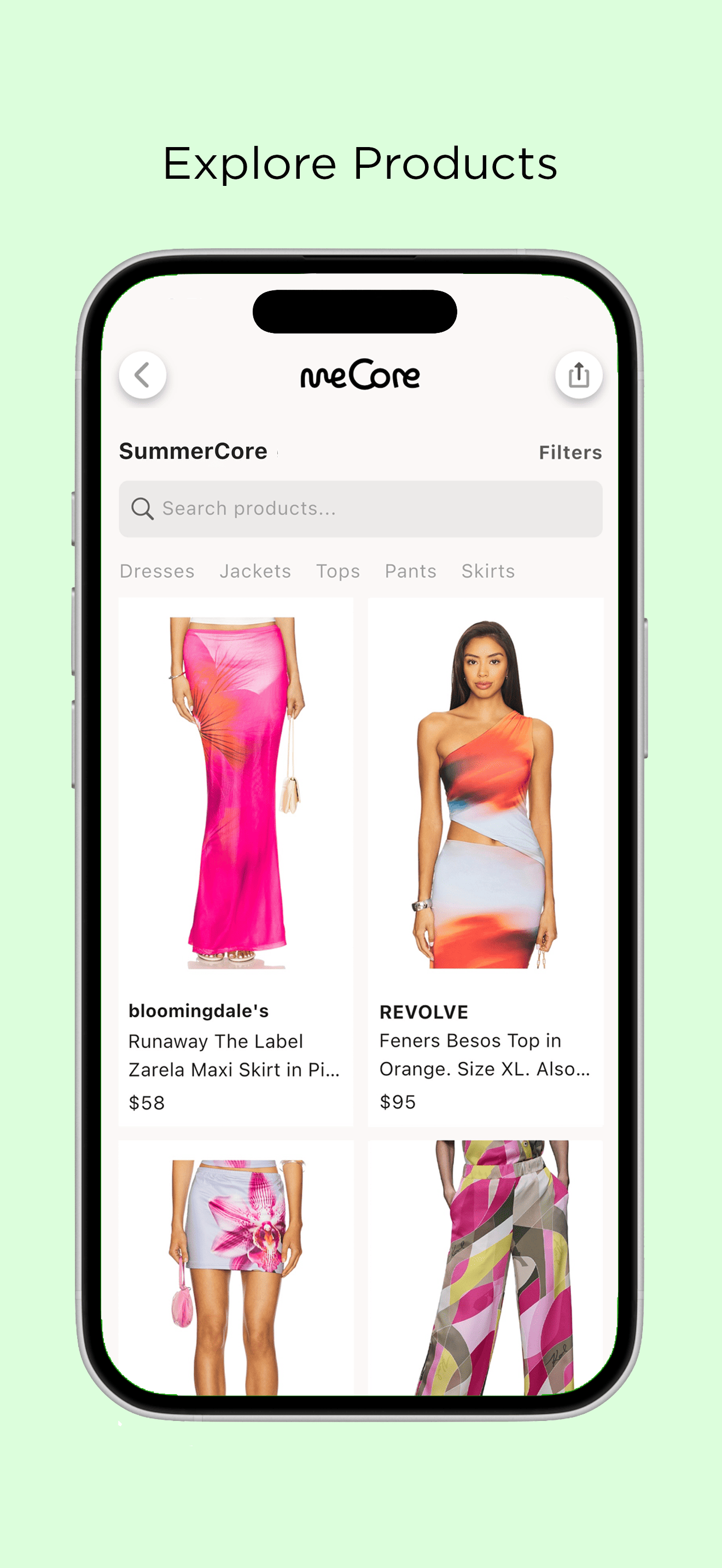 meCore app screenshot 3